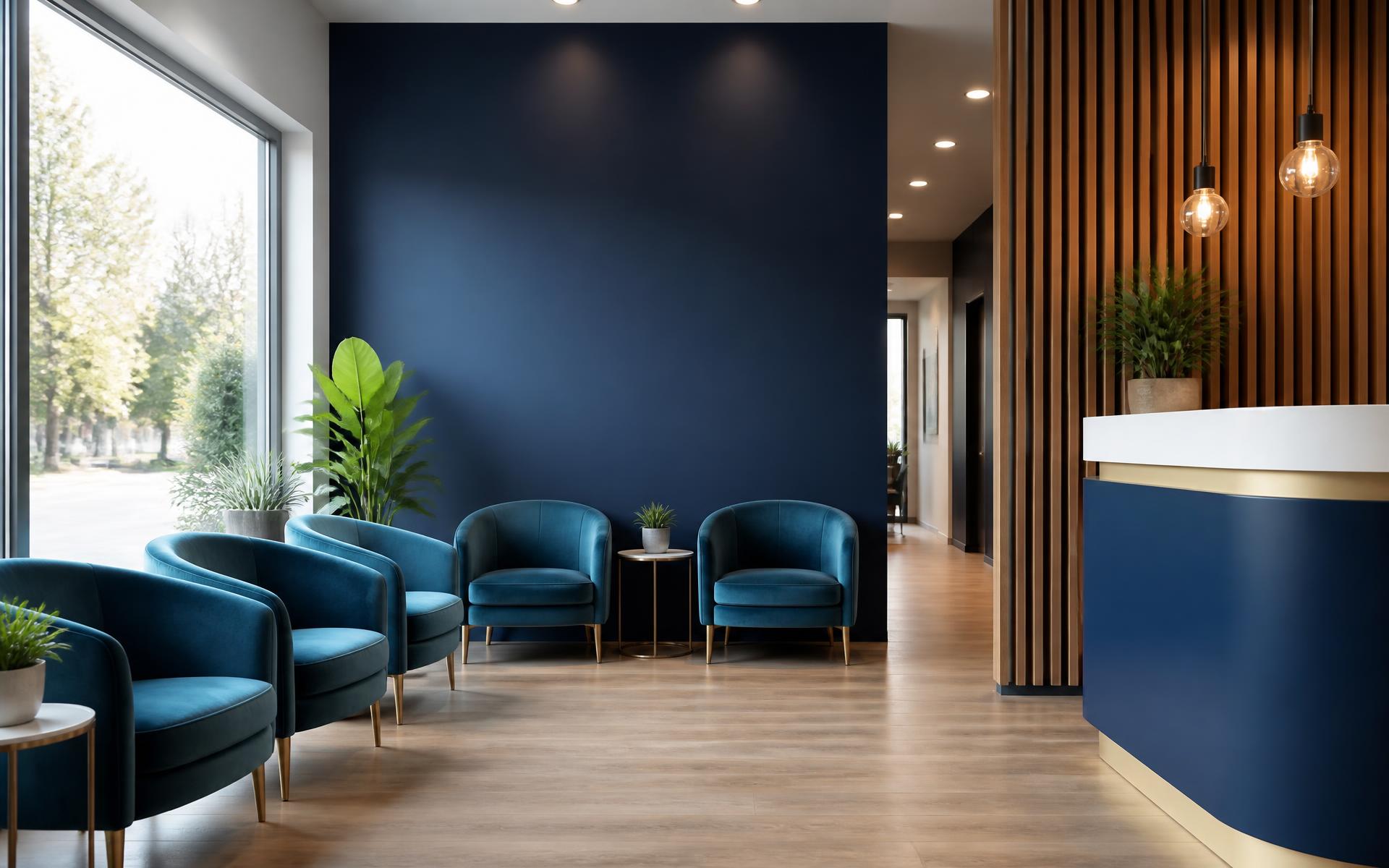Ambiente de espera da Clínica Odontec